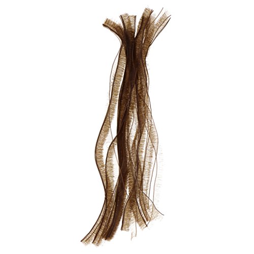 MagiDeal 40 Piezas Pestañas de Simulación de Plástico para Doll BJD Muñecas Make Up Accesorio - Leonado