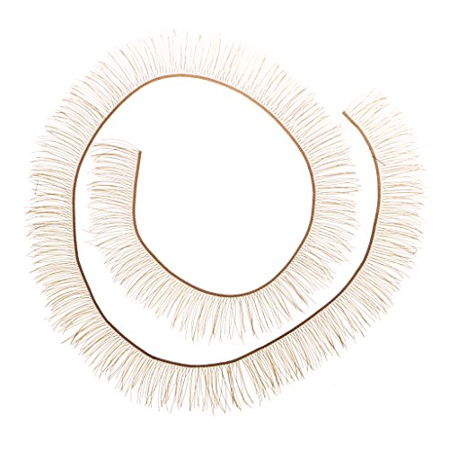 MagiDeal 40 Piezas Pestañas de Simulación de Plástico para Doll BJD Muñecas Make Up Accesorio - Leonado