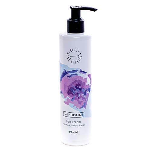 Main Thing - Crema abrillantadora para el cabello con polvo de diamante negro, 300 ml