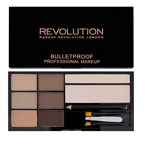 Makeup Revolution Ultra Brow Fair to Medium Paleta do stylizacji brwi