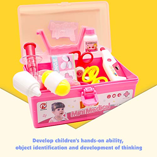 Maletin Medicos Juguete - Doctora Juguetes con Luz y Sonido - Regalos Juego Educativo Regalo de Navidad de Halloween Para Niña Niño 3,4,5 años