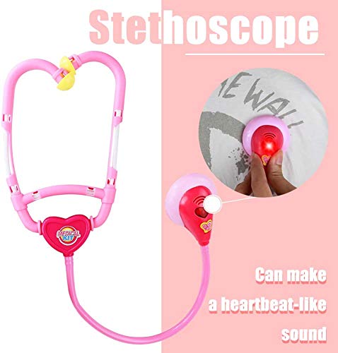 Maletin Medicos Juguete - Doctora Juguetes con Luz y Sonido - Regalos Juego Educativo Regalo de Navidad de Halloween Para Niña Niño 3,4,5 años