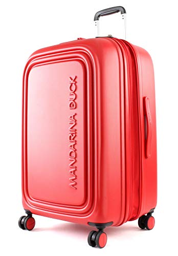 Mandarina Duck Logoduck + M Maleta con 4 ruedas rojo