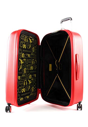 Mandarina Duck Logoduck + M Maleta con 4 ruedas rojo