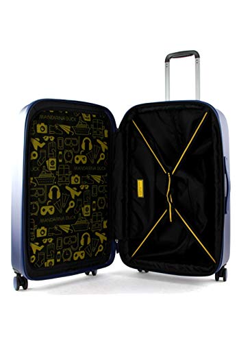 Mandarina Duck Logoduck + Maleta con 4 Ruedas Azul Oscuro 69 cm
