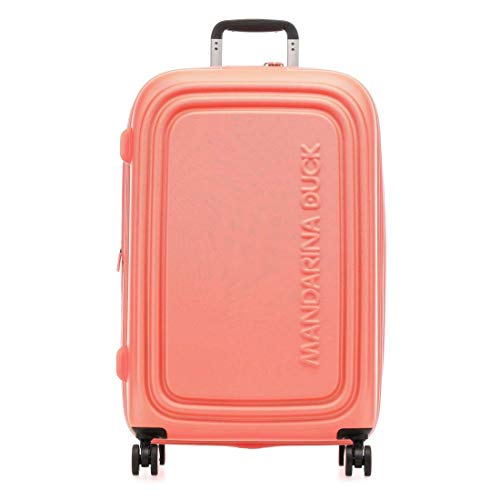 Mandarina Duck Logoduck + Maleta con 4 ruedas coral 69 cm