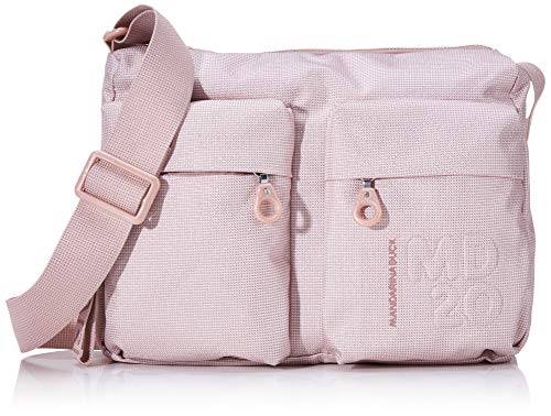 Mandarina Duck Md20 Lux Tracolla, bolso bandolera para Mujer, Rosa (Magnolia), 8.5x20x29 Centimeters (W x H x L)
