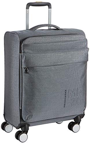 Mandarina Duck Md20 Lux Trolley, Bolso de mano. Unisex Adulto, Negro (Titanium), 40x55x20 centimeters (W x H x L)