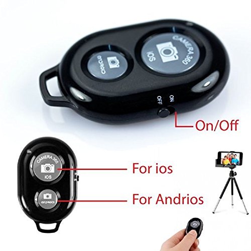 Mando a Distancia Bluetooth Palo Selfie, Disparador Cámara de Fotos Smartphone, Remote Shutter