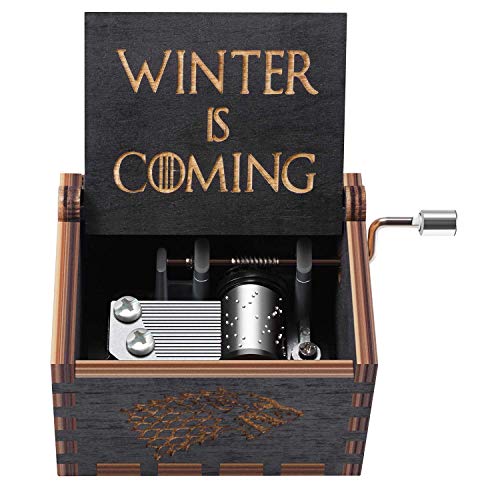 Mano Pura Juego de Tronos Clásico Caja de Música Mano Caja de Música de Madera Artesanía de Madera Creativa Mejores Regalos
