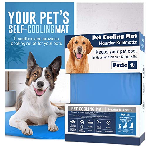 Manta Refrescante Perro Manta Refrigerante Perro Alfombrilla Refrescante Para Perros Cama Fria para Perros Grandes Esterilla Refrigerante Perro Manta Fria para Perros Gatos Mascotas Cooling Mat 90x50