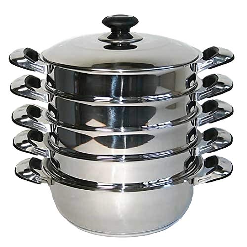 Mantowarka - Juego de cacerolas para cocinas al vapor (inducción, 30 cm)