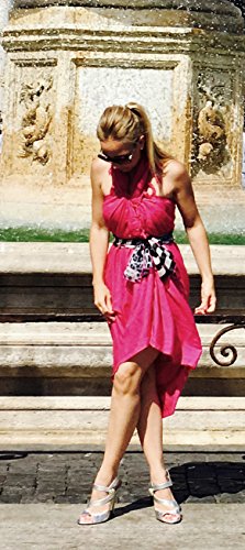 MANUMAR Mujer Pareo opaco, toalla de playa grandes Sarong en cal, XXL sobredimensionado 225x115cm, toalla vestido de verano, bikini vestido de playa