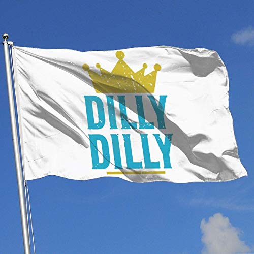 MaoMaoYongHui 3X5 Ft American Bandera,Demonstration Bandera,Commemorative Bandera,Outdoor Military Bandera,Decorative Bandera del jardíns,Home Bandera,Dilly Dilly Crown Artwork
