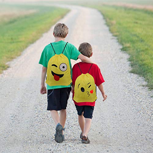 MaoXinTek Bolsas de Cuerdas Dibujos Animados Mochila Bolsas PE para cumpleaños niños y Adultos la Fiesta Favorece Rellenos Bolsa 10 Piezas