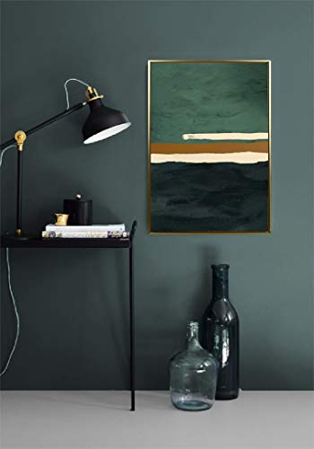 Mapa Mundi Cuadros decoración salón, Pared, Comedor, hogar, casa, Pasillo, recibidor, habitación, Dormitorio. Cuadro Decorativo Moderno con Marco. 50x70 cm Abstracto (Abstracto 1)