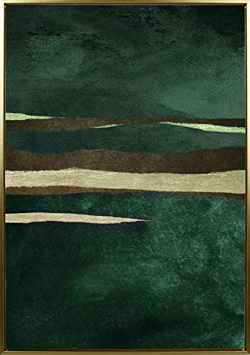 Mapa Mundi Cuadros decoración salón, Pared, Comedor, hogar, casa, Pasillo, recibidor, habitación, Dormitorio. Cuadro Decorativo Moderno con Marco. 50x70 cm Abstracto (Abstracto 2)