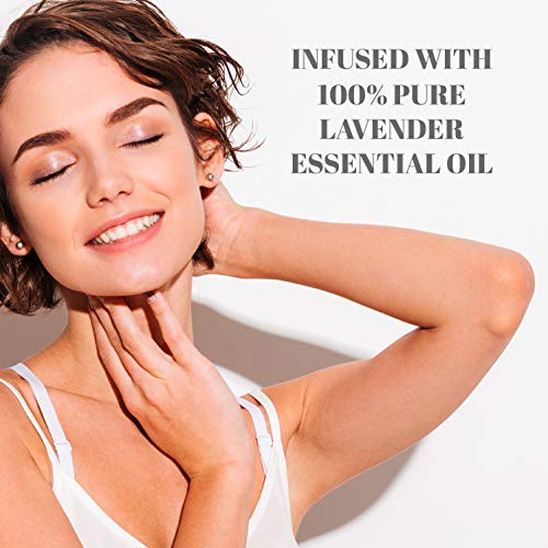 maple holistics Masaje Sensual Aceite W/puro aceite de lavanda - Relajante Almendra y Aceite de Jojoba - mujeres y los hombres â € “100% Natural Skin Therapy hipoalergénico - EEUU Hecho