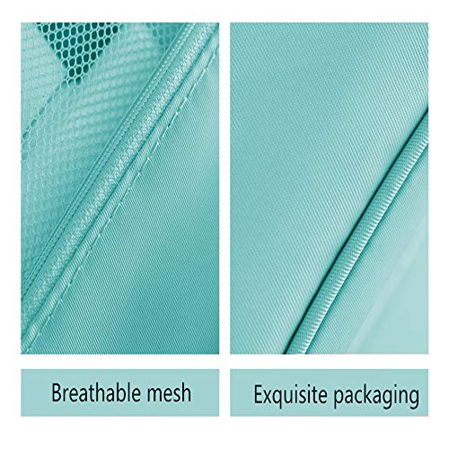 Maquillaje Organizador/Bolso cosmético/hogar Almacenamiento Paquete/baño con Colgantes Vacaciones con el Gancho Colgante(Blue)