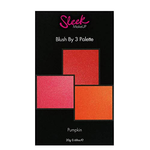 Maquillaje Sleek Blush Blush Palette Por 20g 3 Calabaza, Paquete 1er (1 x 20 g)