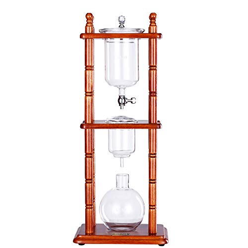 Máquina de café helada Cold Brew con helados Máquina de café con válvula Control exacto Elaboración de jarra de vidrio con filtro extraíble para gabinetes de cocina Decoraciones