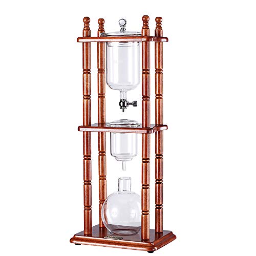 Máquina de café helada Cold Brew con helados Máquina de café con válvula Control exacto Elaboración de jarra de vidrio con filtro extraíble para gabinetes de cocina Decoraciones