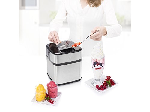 Máquina de helados Princess 282605 – Prepare helado casero – Capacidad de 1,5 litros