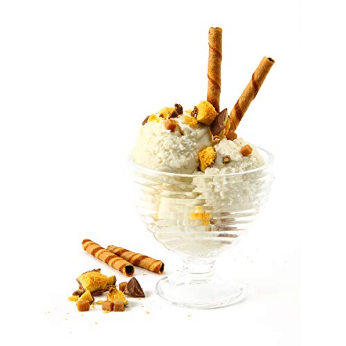 Máquina de helados Sensio Home - Máquina de sorbetes para helados Máquina de yogurt congelado Paleta mezcladora desmontable - Fácil de operar - Incluye recetas extra de libros electrónicos (Blanco)