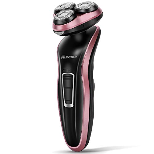 Maquinilla de afeitar eléctrica para hombres Kurener afeitadora impermeable afeitadora afeitadora eléctrica para hombres con barba Trimmer nariz Trimmer cepillo de limpieza facial …