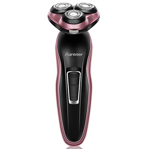Maquinilla de afeitar eléctrica para hombres Kurener afeitadora impermeable afeitadora afeitadora eléctrica para hombres con barba Trimmer nariz Trimmer cepillo de limpieza facial …