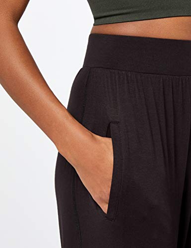 Marca Amazon - AURIQUE Harem - Pantalones Mujer, Negro (Black), 34, Label:XXS