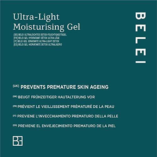 Marca Amazon - Belei Gel détox hidratante ultraligero, 50 ml