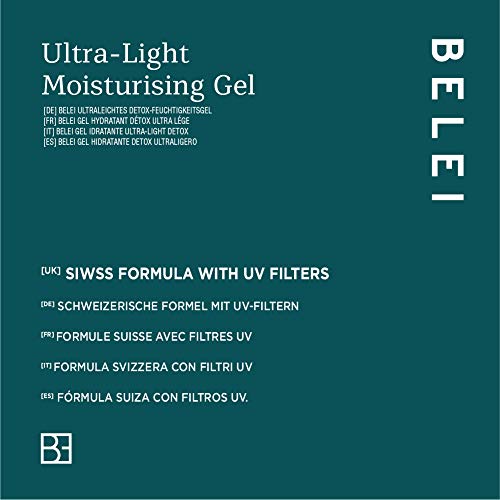 Marca Amazon - Belei Gel détox hidratante ultraligero, 50 ml