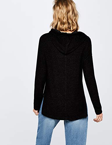 Marca Amazon - find. Capucha Mujer, Negro (Black), 48, Label: 3XL