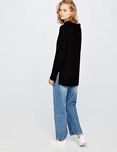 Marca Amazon - find. Capucha Mujer, Negro (Black), 48, Label: 3XL