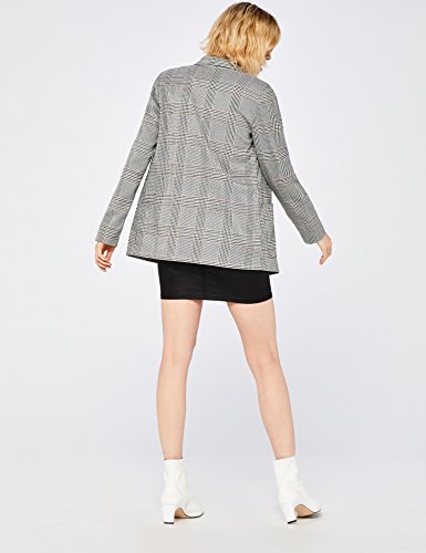 Marca Amazon - find. Falda Mini con Cremalleras Mujer, Negro (Black Black), 38, Label: S