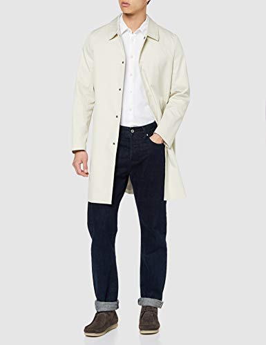Marca Amazon - find. Impermeable Hombre, Beige (Stone), XL, Label: XL