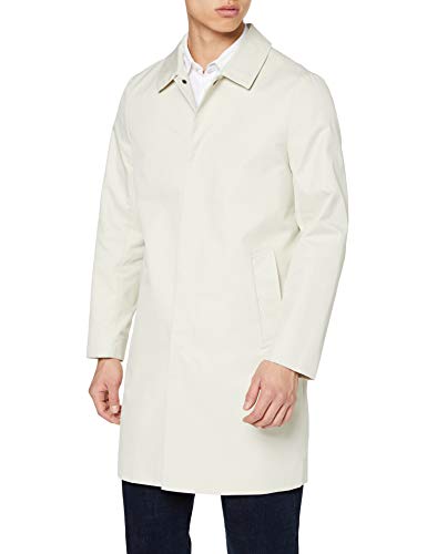 Marca Amazon - find. Impermeable Hombre, Beige (Stone), XL, Label: XL