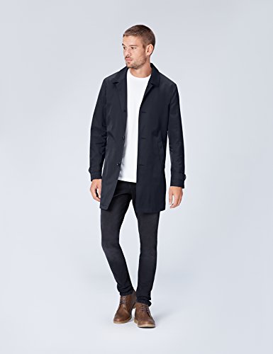 Marca Amazon - find. Mac - Chaqueta Hombre, Azul (Navy), M, Label: M