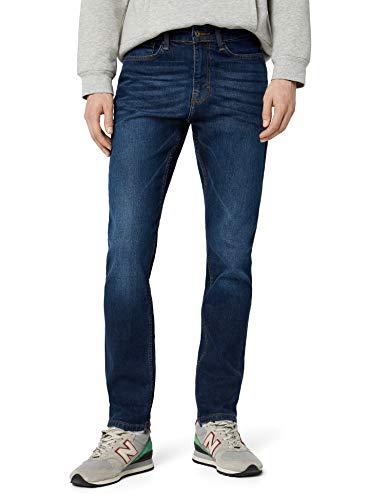 Marca Amazon - find. Skinny - Jeans Hombre, Azul (Indigo Indigo), 36W / 32L, Label: 36W / 32L