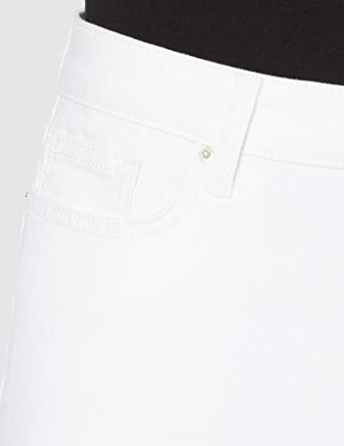 Marca Amazon - find. Vaqueros Ceñidos con Bajo Elástico Hombre, Blanco (White), 30W / 30L, Label: 30W / 30L