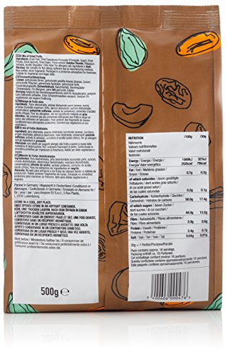 Marca Amazon - Happy Belly Mezcla de frutas deshidratada, 500 g