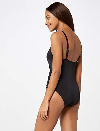 Marca Amazon - IRIS & LILLY Bañador Moldeador Mujer, Negro (Nero), XXL, Label: XXL