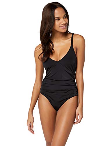 Marca Amazon - IRIS & LILLY Bañador Moldeador Mujer, Negro (Nero), XXL, Label: XXL