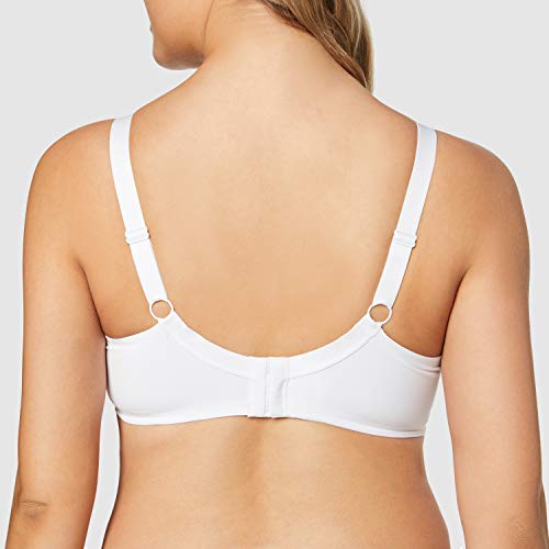 Marca Amazon - IRIS & LILLY BLIC001 sujetadores, Blanco (White), 100D (Talla del fabricante: 38D)