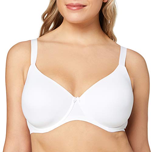 Marca Amazon - IRIS & LILLY BLIC001 sujetadores, Blanco (White), 100D (Talla del fabricante: 38D)