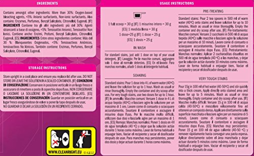 Marca Amazon - Presto! Quitamanchas en polvo para ropa de color, 80 lavados (2 Packs de 40 lavados)