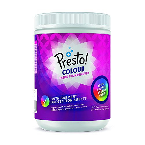Marca Amazon - Presto! Quitamanchas en polvo para ropa de color, 80 lavados (2 Packs de 40 lavados)