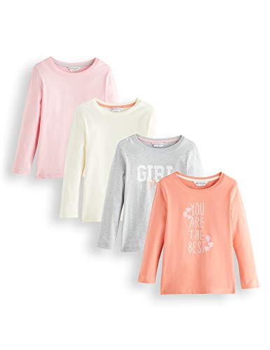 Marca Amazon - RED WAGON Graphic - Camisa Manga Larga Niñas, Multicolor (Multicolour 042), 110, Label:5 Years