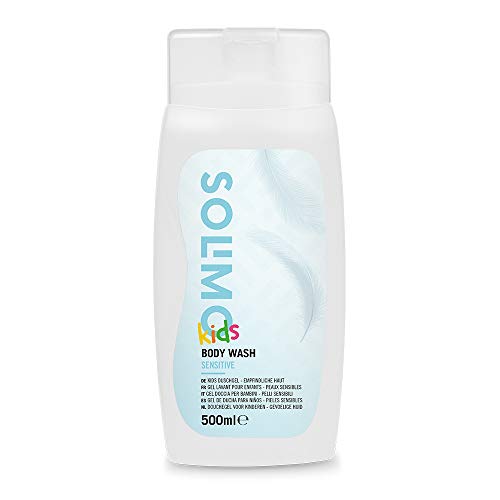 Marca Amazon - Solimo Gel de ducha para niños - Pieles sensibles - Pack de 6 (500ml x 6)